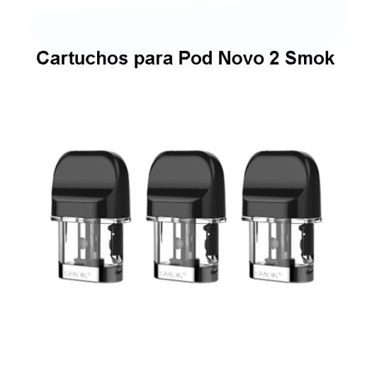 Cartuchos Mesh, Quartz y DC MTL para Pod NOVO 2 - Smok