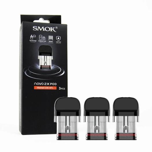 Cartuchos Novo 2X Meshed 0.8/0.9Ω MTL (3pcs) - Smoktech