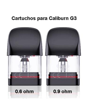 Cartuchos para Caliburn G3 2ml (4pcs) - Uwell