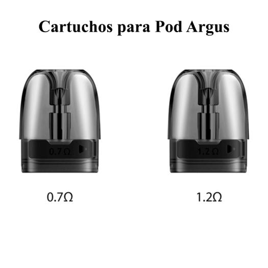 Cartuchos para Pod Argus - 2ml - Voopoo Pod Cartuchos para Pod Argus - 2ml - Voopoo Pod