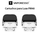 Cartuchos para Pod Luxe PM40 4 ml (2pcs) - Vaporesso Pod