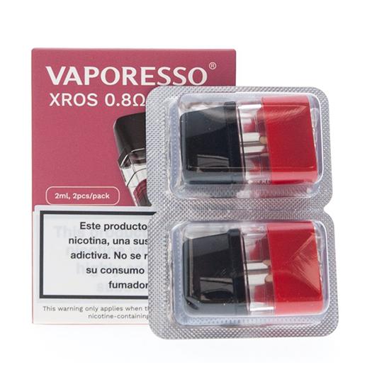 Cartuchos para Pod Xros 0,8 Ohm y 1,2 Ohm 2ml (2pcs) Corex 2.0 Cartuchos para Pod Xros 0,8 Ohm y 1,2 Ohm 2ml (2pcs) Corex 2.0