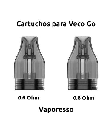 Cartuchos para Veco Go 1500mAh - Vaporesso (Pack 2 Uds.)