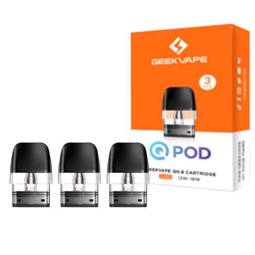 Cartuchos Q Series 2ml 0.6/0.8/1.2Ω (3 uds) - para Wenax Q / SONDER Q / Aegis Q