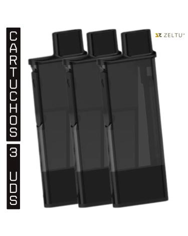 Cartuchos RELLENABLES para ZELTU X³ (Pack 3 cartuchos)