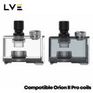 Cartuchos vacíos para Orion II Pro (2 uds) LVE