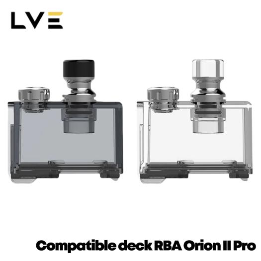 Cartuchos vacíos RBA Orion II Pro de 4ml (2 uds) LVE
