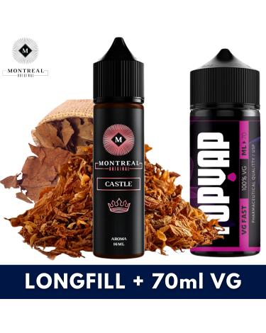 CASTLE 16ml/60 (Longfill) Montreal Original + 70ml VG Fast