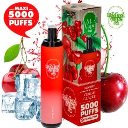 CHERRY ICE Ma Maxi vape 5000 puffs SIN NICOTINA