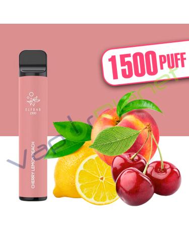 CHERRY LEMON PEACH Elf Bar 1500 4,8ml Pod System - Desechable - SIN NICOTINA