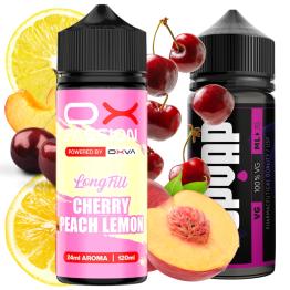 Cherry Peach Lemon 24ml/120 Longfill Oxva Ox Passion + 70ml VG