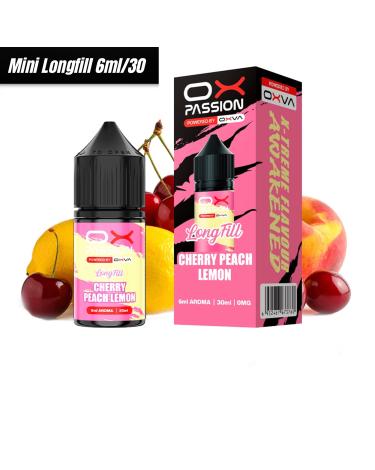 Cherry Peach Lemon Longfill 6ml/30 Oxva Ox Passion