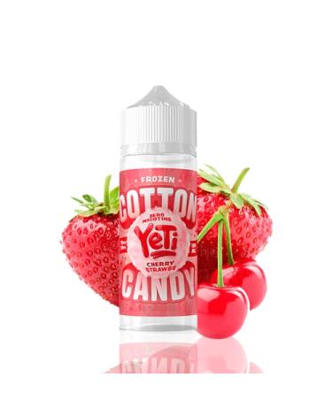 Cherry Strawbs - Yeti Cotton Candy Frozen 100ml + 2 Nicokit Gratis