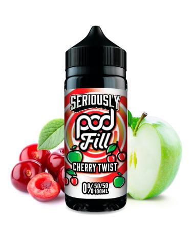 Cherry Twist Seriously Pod Fill 100ml + Nicokits Gratis