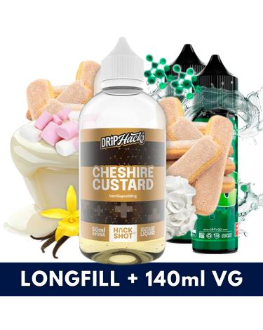 Cheshire Custard 50ml/250 Aroma (Longfill) Drip Hacks + 140ml VG Fast