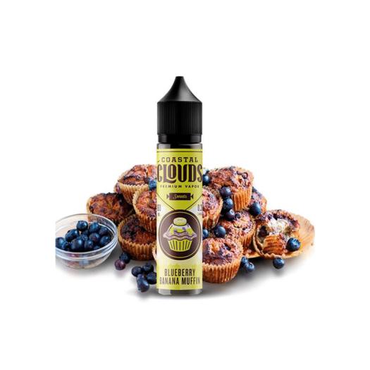 COASTAL CLOUDS SWEETS BLUEBERRY BANANA MUFFIN 50ml + Nicokit Gratis