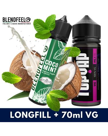Coco Mint 20ml/60 (Longfill) Blendfeel Pianeta Menta + 70ml VG