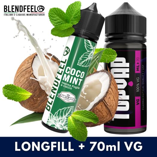 Coco Mint 20ml/60 (Longfill) Blendfeel Pianeta Menta + 70ml VG