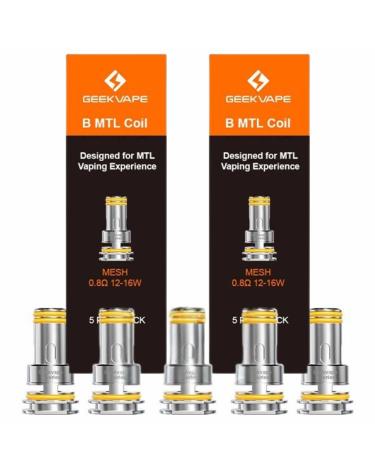 Coils B MTL 0.8Ω/1.2Ω Geekvape (5uds)
