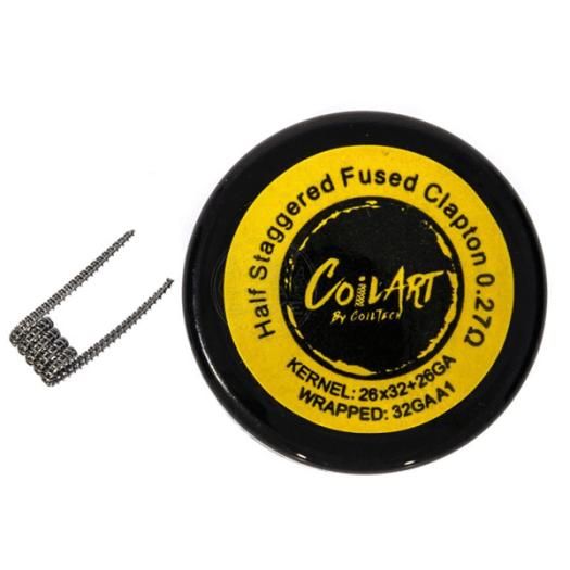 Coils Half Staggered Fused Clapton 0.27ohm - 10 Uds - COILART