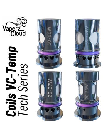 Coils VC-Temp Tech Series 0.2/0.3/0.4/0.6ohm (4pcs) Vaperz Cloud