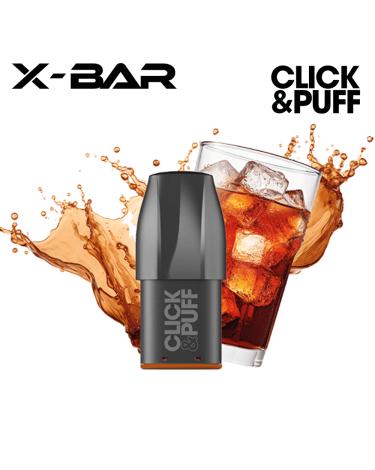 COLA Cartucho Click & Puff X-Bar 2ml 20mg 600 Puff (1 ud)