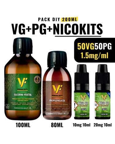 Combo Pack | 200ml 1.5mg | 50VG/50PG VapFip