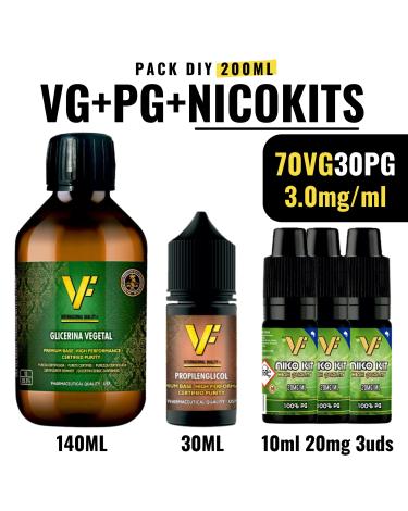 Combo Pack | 200ml 3mg | 70VG/30PG VapFip