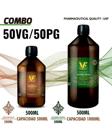 Combo Pack Base 1000ml | 50VG/50PG | VapFip