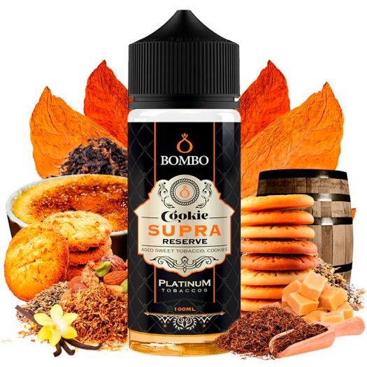 Cookie Supra Reserve 100ml - Platinum Tobaccos by Bombo + Nicokits Gratis