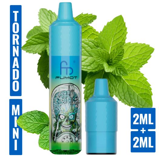 Cool Mint Mini Tornado 1200 (con 2 Pods 2ml 20mg) Fumot