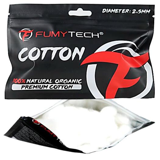 Cotton Premium 100% Natural Organic 2.5mm - Fumytech