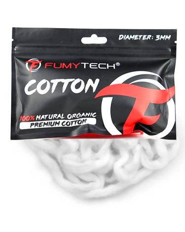 Coton Premium 100% Natural Organic 3.0mm - Fumytech