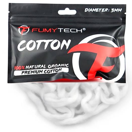 Cotton Premium 100% Natural Organic 3.0mm - Fumytech