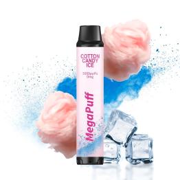 Cotton Candy Ice MegaPuff – 3000 PUFF – Desechable SIN NICOTINA