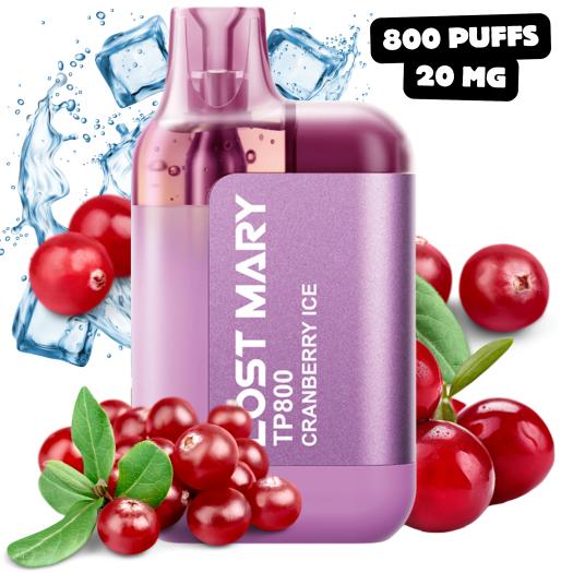 Cranberry Ice TP800 Lost Mary by ElfBar | 20mg 800 Puffs |