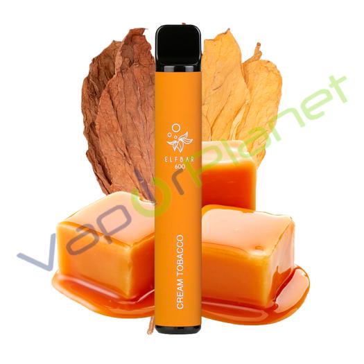 CREAM TOBACCO Elf Bar Pod System 20mg Salt - Desechable