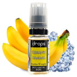 CREAMY BANANA 10 ml Drops - SALES DE NICOTINA