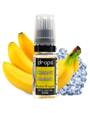 CREAMY BANANA 10 ml Drops - SALES DE NICOTINA