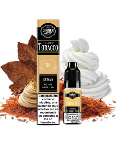 Creamy Tobacco Bar Salts 50:50 Dinner Lady