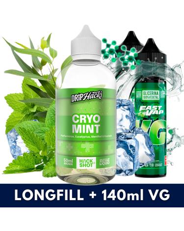 Cryo Mint 50ml/250 Aroma (Longfill) Drip Hacks + 140ml VG Fast