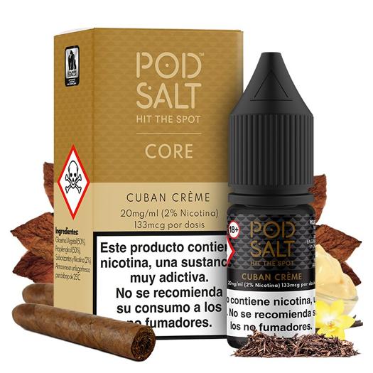 CUBAN CREME 10ml - POD SALT – Líquido con SALES DE NICOTINA