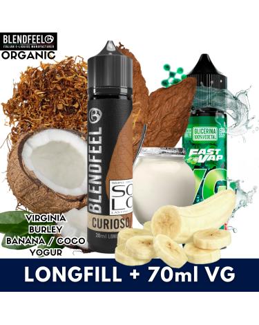 Curioso 20ml/60 (Longfill) Blendfeel + 70ml VG Fast