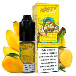 CUSH MAN BANANA - NASTY JUICE 10 ml - 10 mg y 20 mg - Líquido con SALES DE NICOTINA