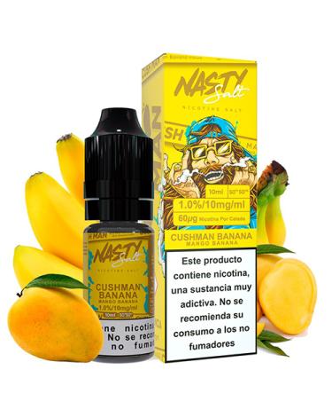 CUSH MAN BANANA - NASTY JUICE 10 ml - 10 mg y 20 mg - Líquido con SALES DE NICOTINA