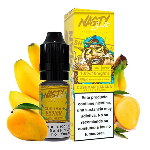 CUSH MAN BANANA - NASTY JUICE 10 ml - 10 mg y 20 mg - Líquido con SALES DE NICOTINA