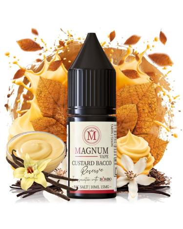 Custard Bacco Reserve 10ml Magnum Vape Nic Salts