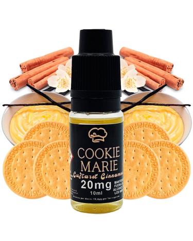 Custard Cinnamon 10ml - Cookie Marie - Líquido con SALES DE NICOTINA