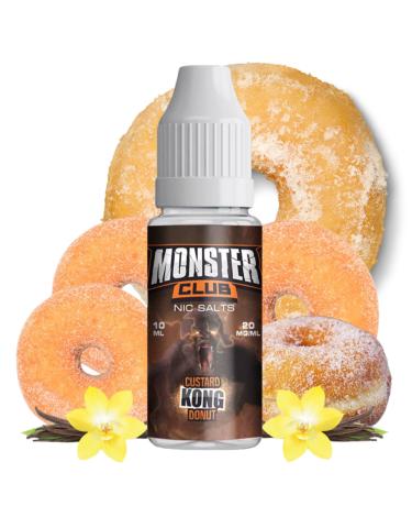 Custard Kong Donut 10ml - Monster Club Nic Salts 10mg