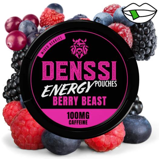 Denssi Energy Berry Beast 100mg Bolsas de Cafeína